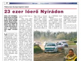 23 ezer lóerő Nyírádon