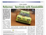 Rallycross - Sportiroda nyílik Kaszásdűlőn